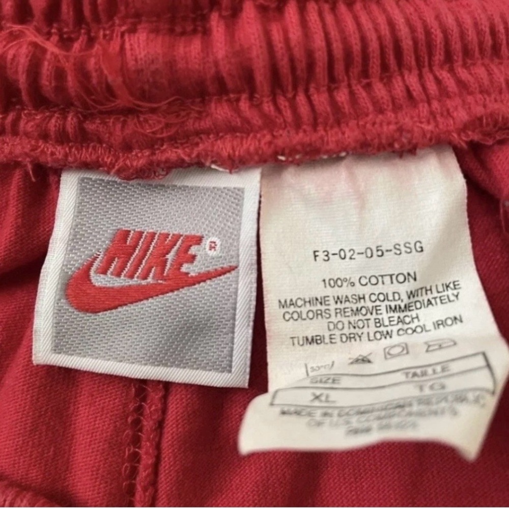 Nike Men's Vintage Red Shorts (Gray tag) - Picture 3 of 6